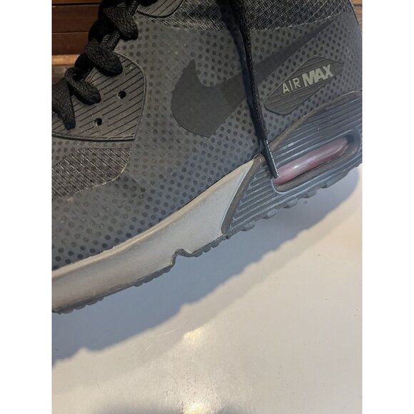 RARE NIKE AIR MAX 90 MID WINTER ANTHRACITE BLACK RED MEN’S 12  806850 006 main image 12